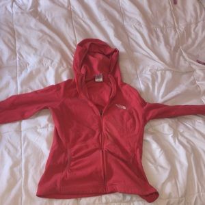 Pink/ red North Face